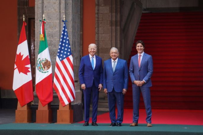 Presidentes de México, EEUU  y Canadá se reúnen previo a la X Cumbre de Líderes de América del Norte