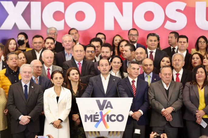 Se reparten candidaturas en “Va Por México”: PAN candidato presidencial y CDMX en 2024; PRI, Edomex y Coahuila en 2023 y el PRD “aplaudirá”
