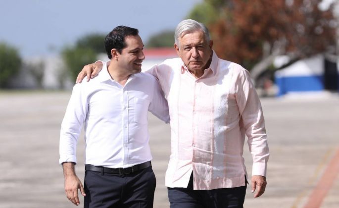 Reiteran el trabajo coordinado el Gobernador Mauricio Vila y AMLO para impulsar el desarrollo de Yucatán
