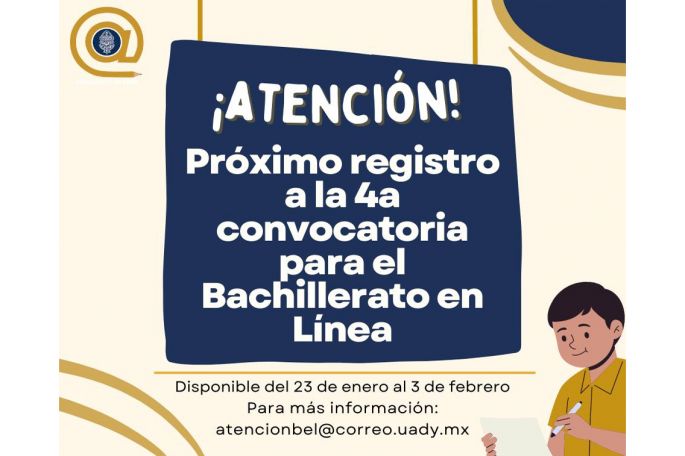 Presentan Convocatoria para Bachillerato en Línea de la UADY