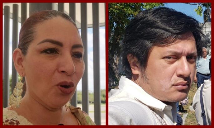 Alpha Tavera presidenta de MORENA en Yucatán,  encontró impoluto a Mario Mex