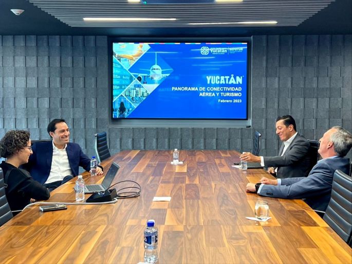 Revisa el Gobernador Mauricio Vila con funcionarios federales el avance de obras importante para el estado y los yucatecos