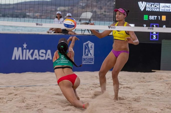 Dúos aztecas de voleibol de playa concluyen participación en Challenge de Itapema