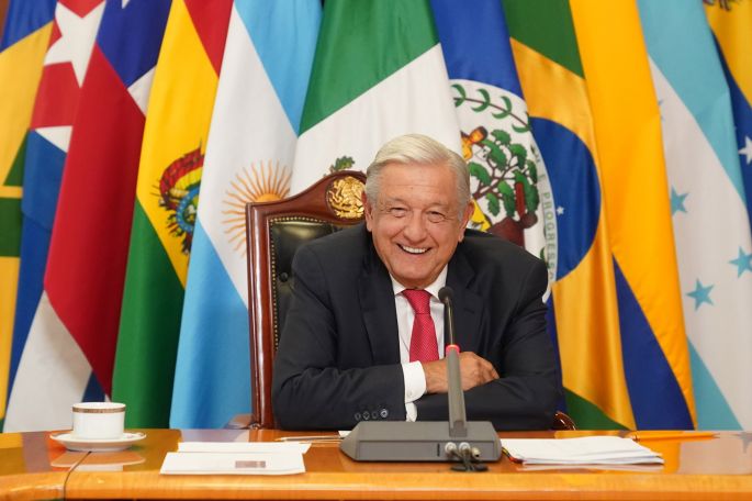 AMLO encabeza primera sesión virtual de la Alianza de Países de América Latina y el Caribe Contra la Inflación