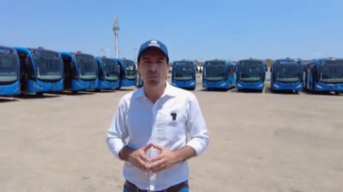 El Gobernador Mauricio Vila supervisa las nuevas unidades de las rutas Las Américas del Sistema “Va y ven”