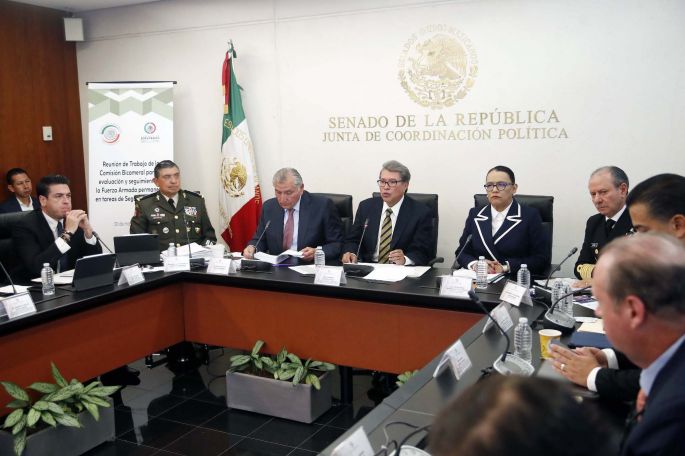 Rinde Gabinete de Seguridad primer informe de labores ante Comisión Bicamaral