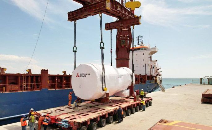 Ya se encuentra en Yucatán la primera turbina de gas que se utilizará en la operación de las nuevas plantas de ciclo combinado de la CFE