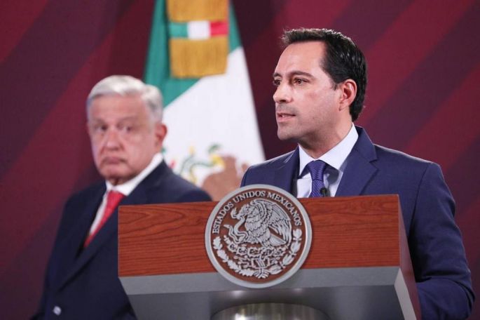 El Gobernador Mauricio Vila  presentó en la mañanera los proyectos estratégicos que se realizan en conjunto con la Federación