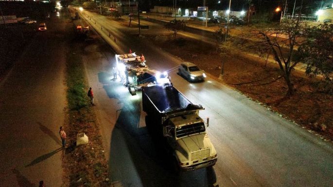 Comienzan trabajos en el último tramo de la cuarta etapa de repavimentación de los kilómetros más críticos del Anillo Periférico de Mérida