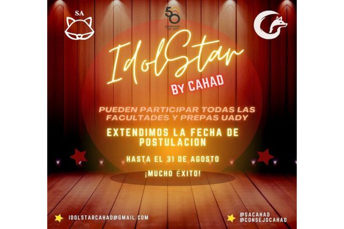 Presentan el concurso “Idol Star by CAHAD” 