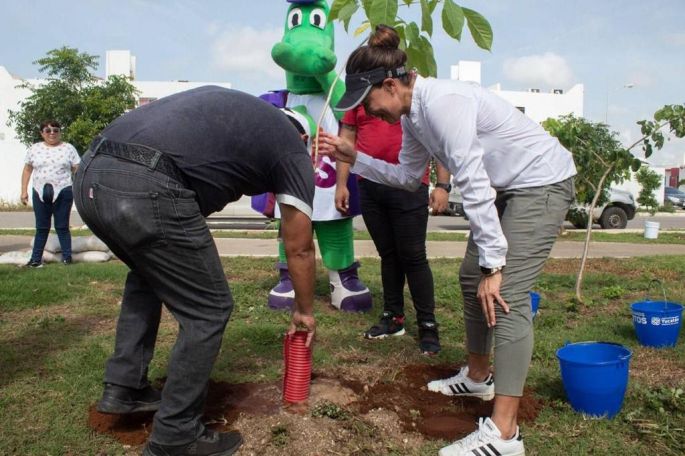 Ciudadanos y organizaciones civiles se suman a la estrategia Arborizando Yucatán