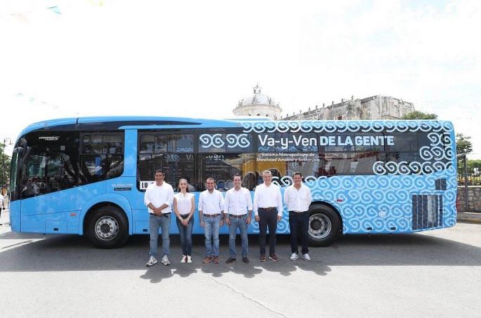 El Sistema de Transporte Público “Va y ven" llega al interior del estado para seguir transformando la movilidad en Yucatán