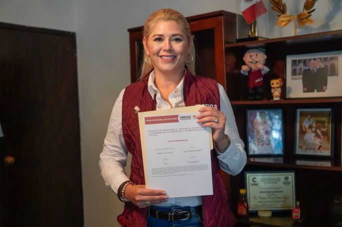 Es oficial, se registra Verónica Camino como aspirante para la Coordinación de la Defensa de la 4T en Yucatán 