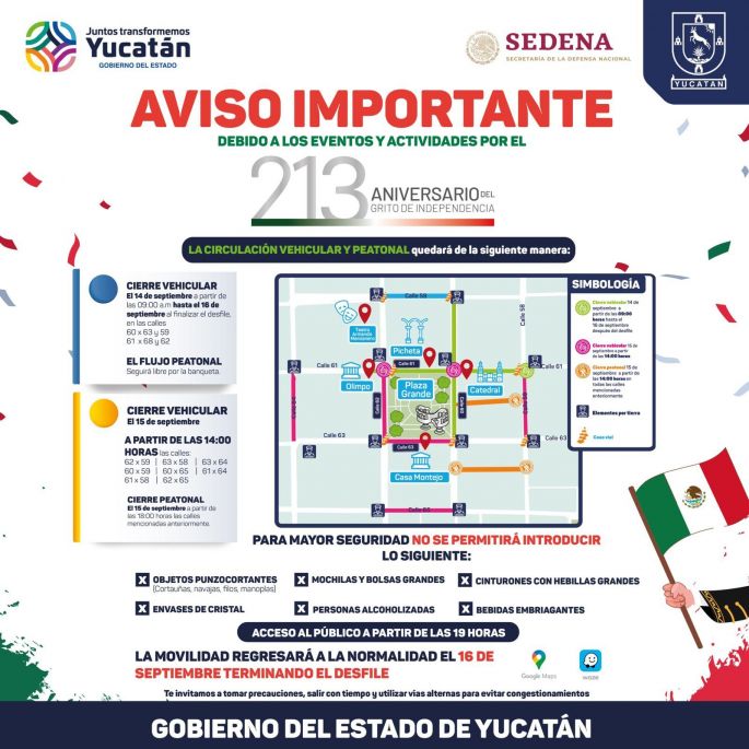 Gobierno del Estado ampliará servicio de transporte público por festejos patrios