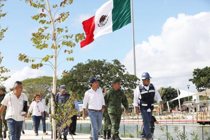 Visita el Gobernador Mauricio Vila la obra del Gran Parque "La Plancha", que se encuentra en los últimos detalles