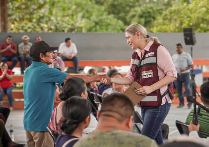 La esencia de la Cuarta Transformación es estar cerca del pueblo y trabajar para su bienestar: Verónica Camino Farjat.