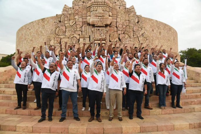 Brigadistas del PRI arrancan tarea territorial en Mérida