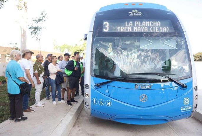La ruta Plancha - Teya del Ie-tram arranca operaciones
