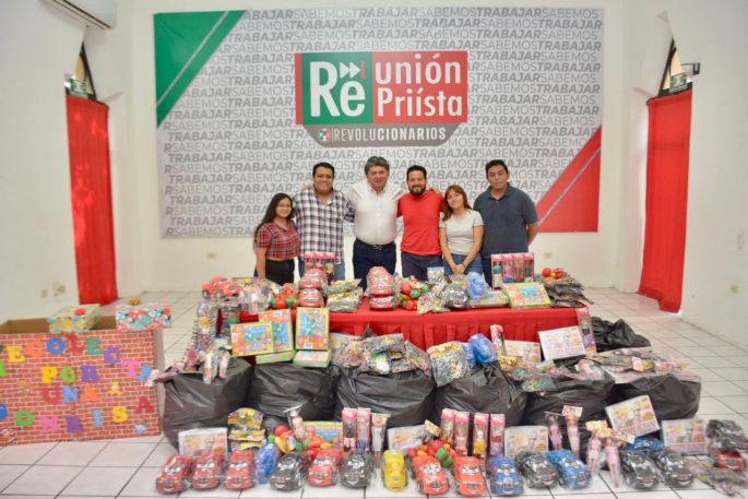 Jóvenes del PRI impulsan recolecta a favor de comisarías de Mérida