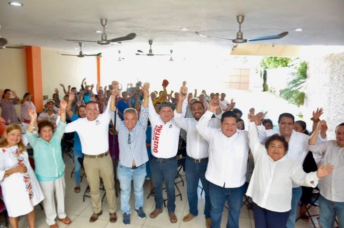 A la familia priista le hablamos de frente y con orgullo: Gaspar Quintal Parra
