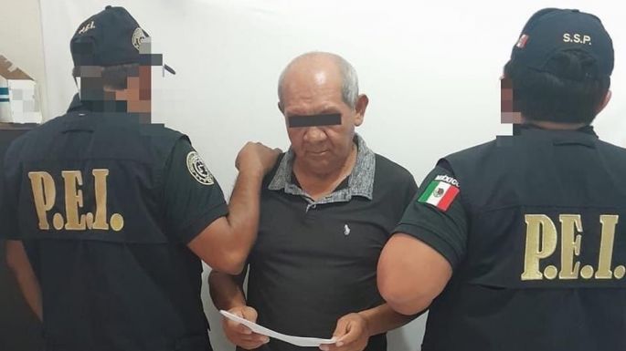 Depravado de 67 años es detenido en Colonia Yucatán, Tizimín 