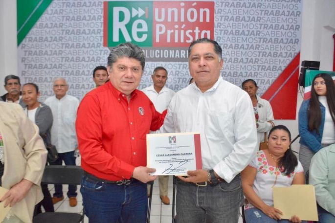 El PRI premia la lealtad de verdaderos revolucionarios de Tekax