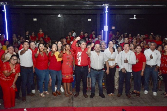Organizado y unido, el PRI suma su fuerza para continuar el excelente trabajo en Oxkutzcab 