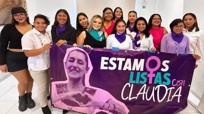 Presentan en Yucatán la agrupación “Estamos Listas con Claudia"