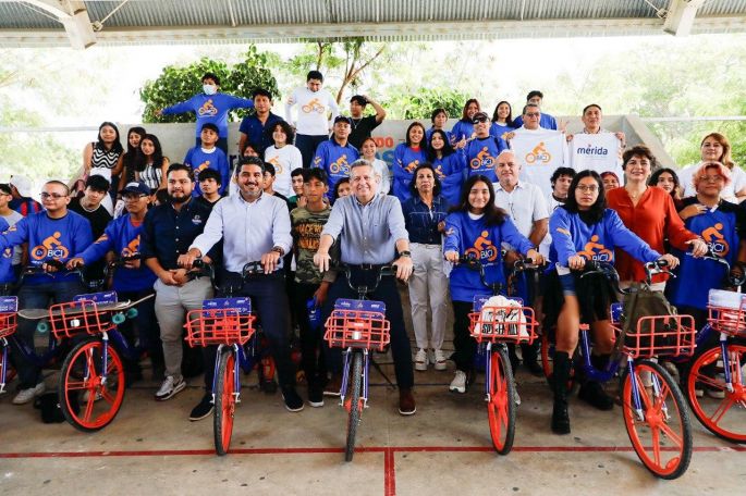 El Ayuntamiento de Mérida fomenta el uso de la bicicleta como movilidad sustentable de las y los ciudadanos