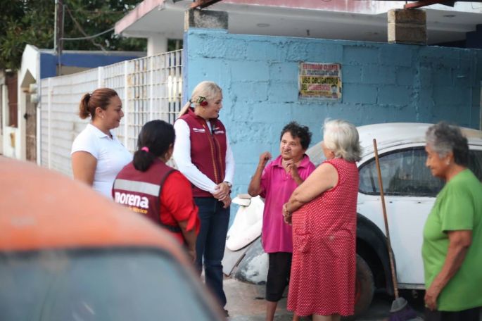Los yucatecos quieren un gobierno humanista con Morena: Verónica Camino