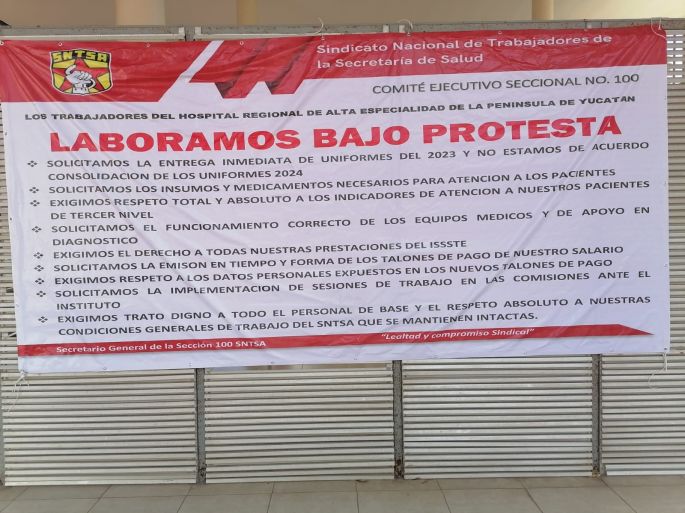 La CFE corta el suministro de energía eléctrica  al Hospital Regional de Alta Especialidad en Mérida