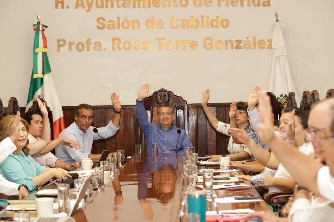 Aprueba cabildo de Mérida convenios en pro del desarrollo comunitario y cultural en el Municipio