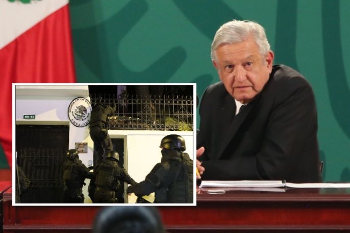 AMLO condena ingreso de policía de Ecuador en embajada de México; rompe relaciones diplomáticas 
