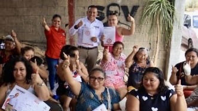 Avance en la confianza y el contacto ciudadano, logros de Sergio Vadillo