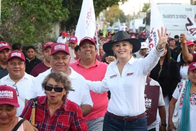 El oriente del estado está unido y firme por la transformación de Yucatán: Verónica Camino Farjat.