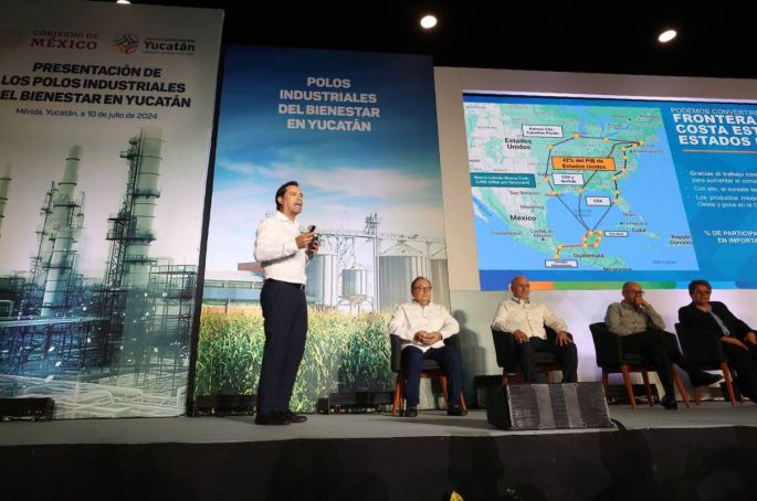 Presenta el Gobernador Mauricio Vila Dosal los Polos Industriales del Bienestar
