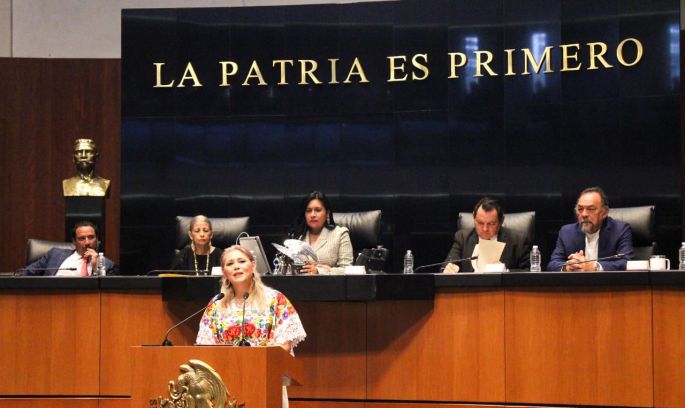 Inscriben en Muro de Honor del Senado nombres de Felipe Carrillo Puerto y Elvia Carrillo Puerto
