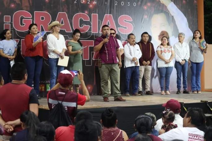Quienes fuimos electos trabajaremos para llevar bienestar a todos los rincones de Yucatán: Verónica Camino Farjat 