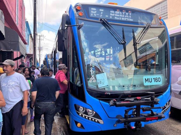 Llegan al Sur de Mérida las rutas Centro-50-Penal y Centro-60-Penal como parte del Sistema de Transporte Público “Va y Ven”