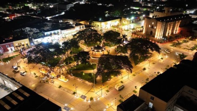 El Gobernador Mauricio Vila Dosal entrega los trabajos de remodelación del Centro Histórico de Tizimín