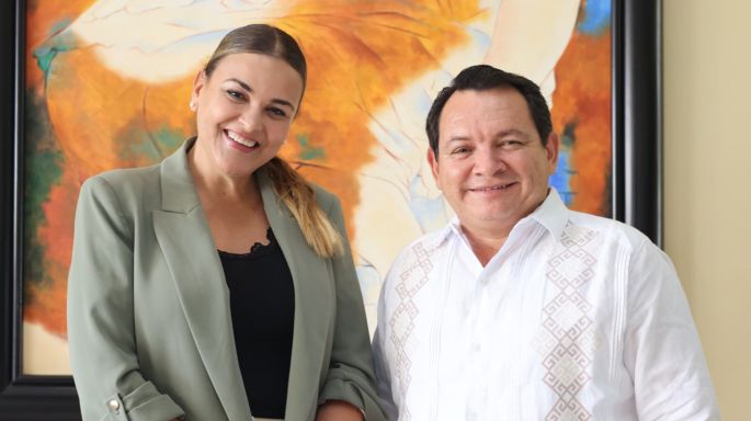 Se reúnen Huacho Díaz Mena y Cecilia Patrón para hablar de Mérida