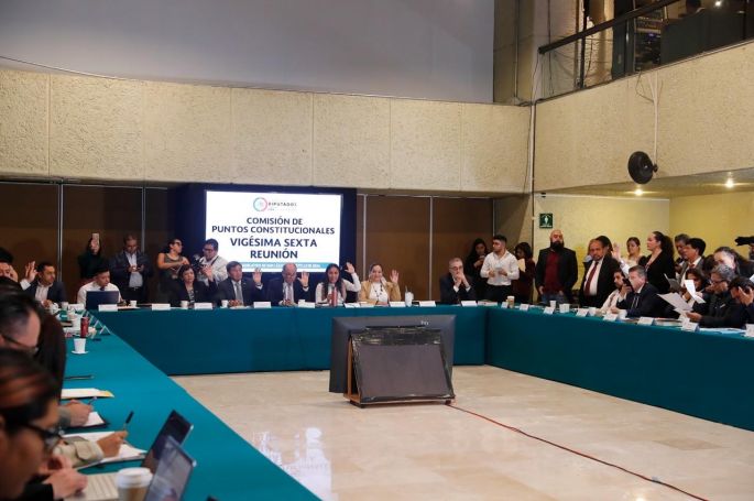 Comisión de Puntos Constitucionales aprueba ampliar catálogo de delitos que ameritan prisión preventiva oficiosa