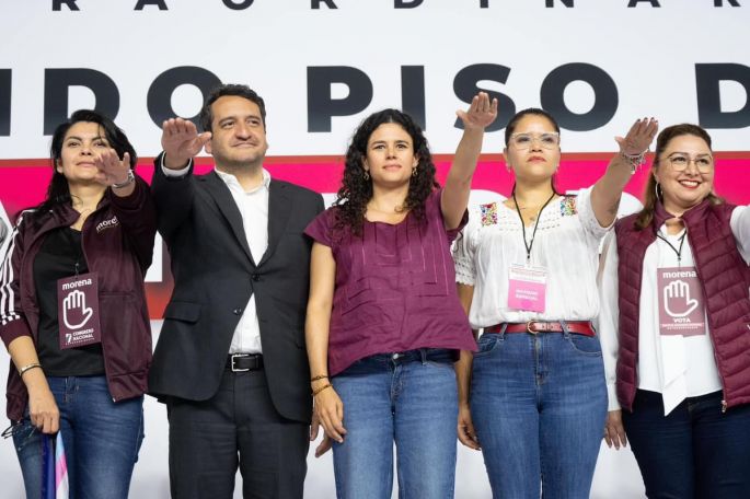 Morena elige a Luisa María Alcalde como su nueva dirigente; Andrés Manuel López Beltran queda en Organización