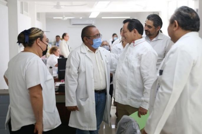 Reitera el Gobernador Joaquín Díaz Mena que la salud es prioridad para su administración