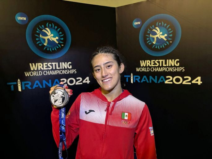 Zeltzin Hernández se proclama subcampeona en Mundial de Luchas Asociadas Sub-23
