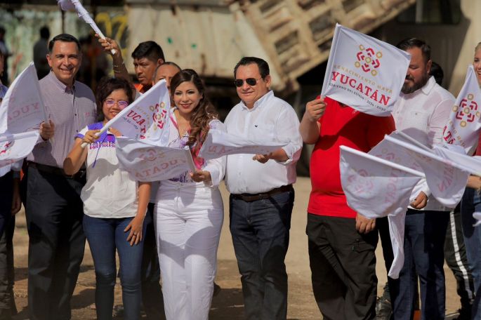 Inicia Plan Bienestar en el sur de Mérida para llevar obras y servicios básicos a las colonias