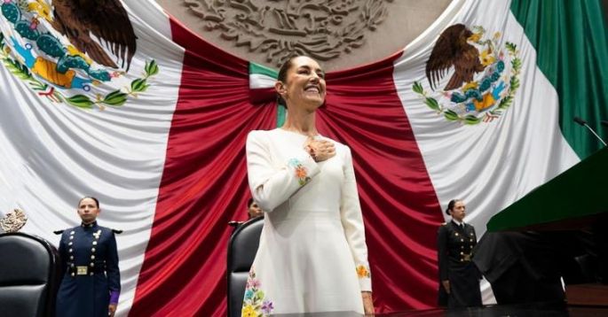 Hoy llegamos las mujeres a conducir los destinos de nuestra hermosa nación: Claudia Sheinbaum