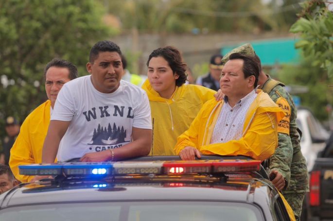 Encabeza el Gobernador recuento de daños en Celestún y Progreso 