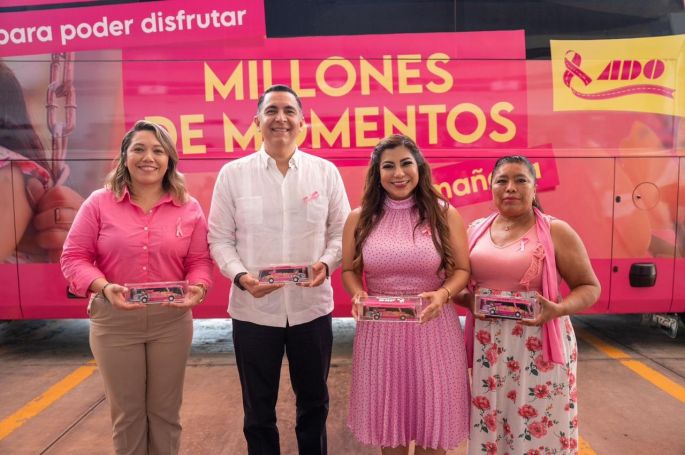 Cierra filas ADO con el Gobierno de Yucatán en la lucha contra el cáncer