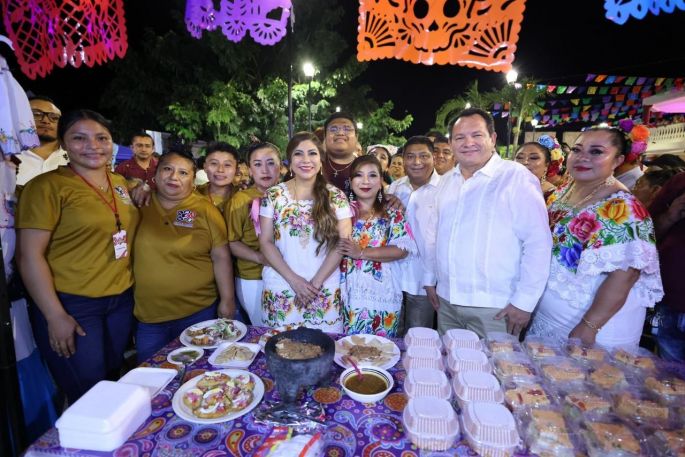 Inaugura el Gobernador Joaquín Díaz Mena el Primer Festival Gastronómico, Cultural y Artesanal, Temozón 2024
